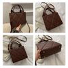 New Fashion Spring New Simple Ins Diamond Tote Bag Large Capacity Shoulder Messenger Bag Women's Bag