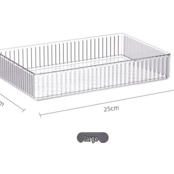 Acrylic Transparent Desk Organizer and Storage Box Set