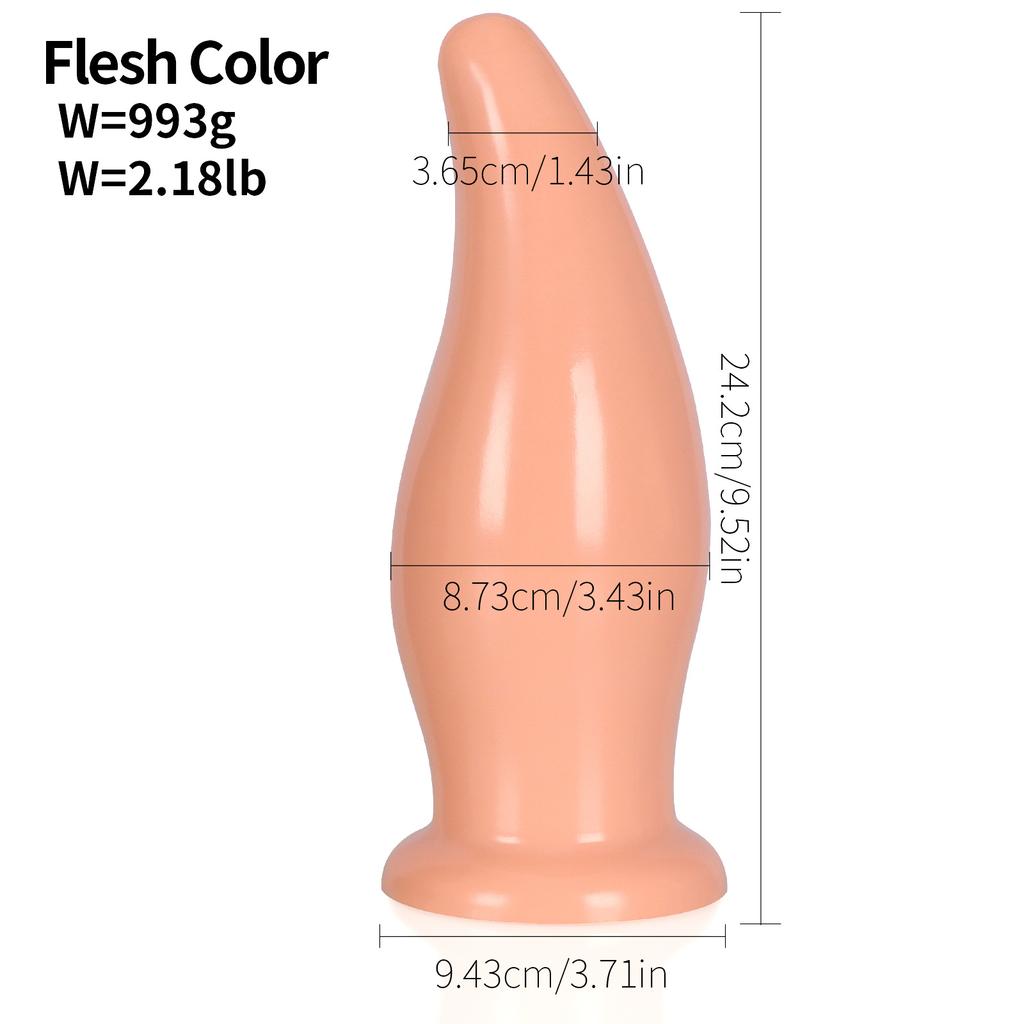 Large Heavy Butt Plug Men's and Women's Back Court Expansion Masturbation Butt Plug Thick Anal Whip Boxing SM Adult Sex Toys