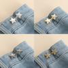 Four-leaf Clover/Five-pointed Star Waist Buckle Adjustable Waist Button Jean Pant Button With Cinched Waist Fashion Accessories