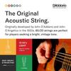 D'Addario Acoustic Guitar Strings 80/20 Bronze Extra Light .010-.047 EJ10 [Domestic Genuine Product]