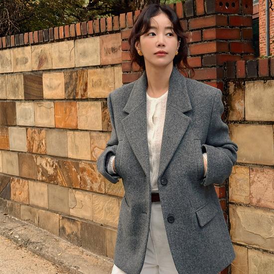 Classic Wool Cashmere Jacket NEW5XJA22_1F