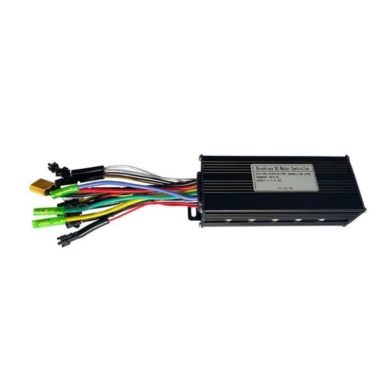 30A Sine Wavy Controller For Electric Bike Conversion With Excellent Heat Dissipation And Three Modes 24V 36V 48V