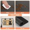 Pet Feeding Anti-slip Mat Prevent Splashing Cat Feeding Mats Easy To Clean Cartoon Cat Pattern Absorbent Mat 80*50cm