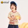 B.Duck Boys' Striped Ice-Feel Quick-Dry T-Shirt