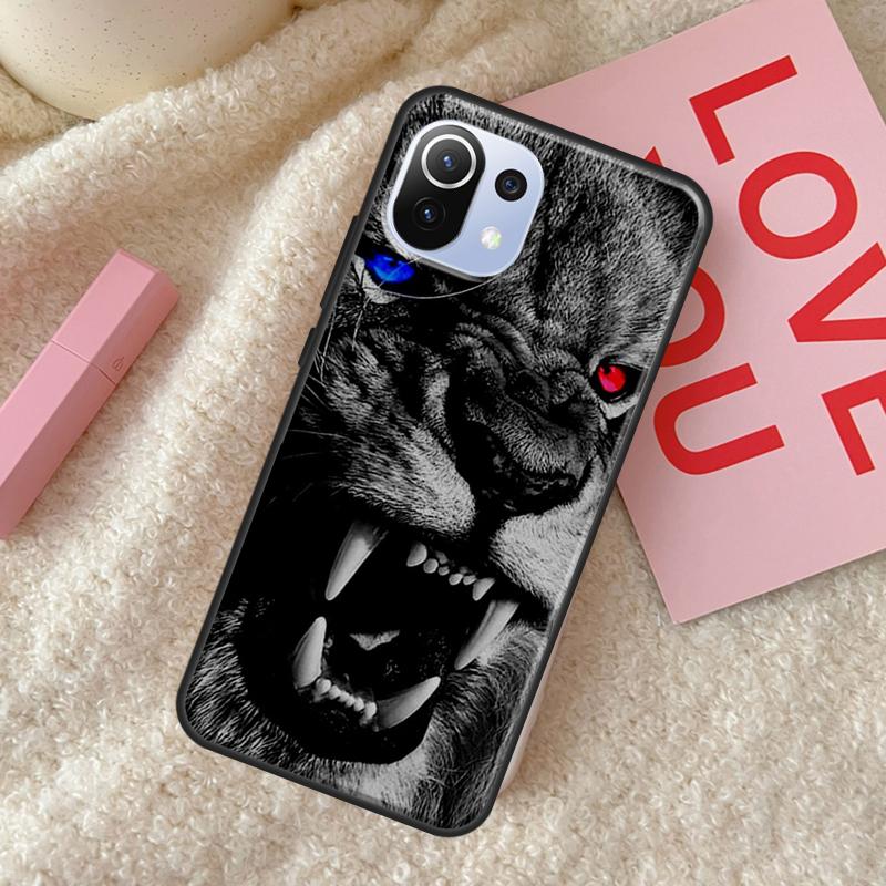 King of jungle Lion Case For POCO X5 X3 X4 F5 Pro F3 F4 GT C40 M5s Phone Cover For Xiaomi 13 11T 12T Pro 12 Lite