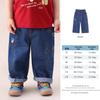 LUSON Baby Boy Embroidered Denim Shorts