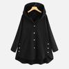 Women's Casual Loose Hooded Jacket for Spring and Autumn Regular Fit Long Style