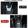 Car Accessories Fit for Subaru BRZ Toyota 86 2012-2020 Central Control Gear Shift Panel Frame Cover Trim (Carbon Fiber Style) ABS 1 PC