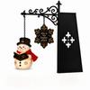 Streetlamp Shape Christmas Bookshelf Lantern Christmas Shelf Light  Bookshelf Decoration