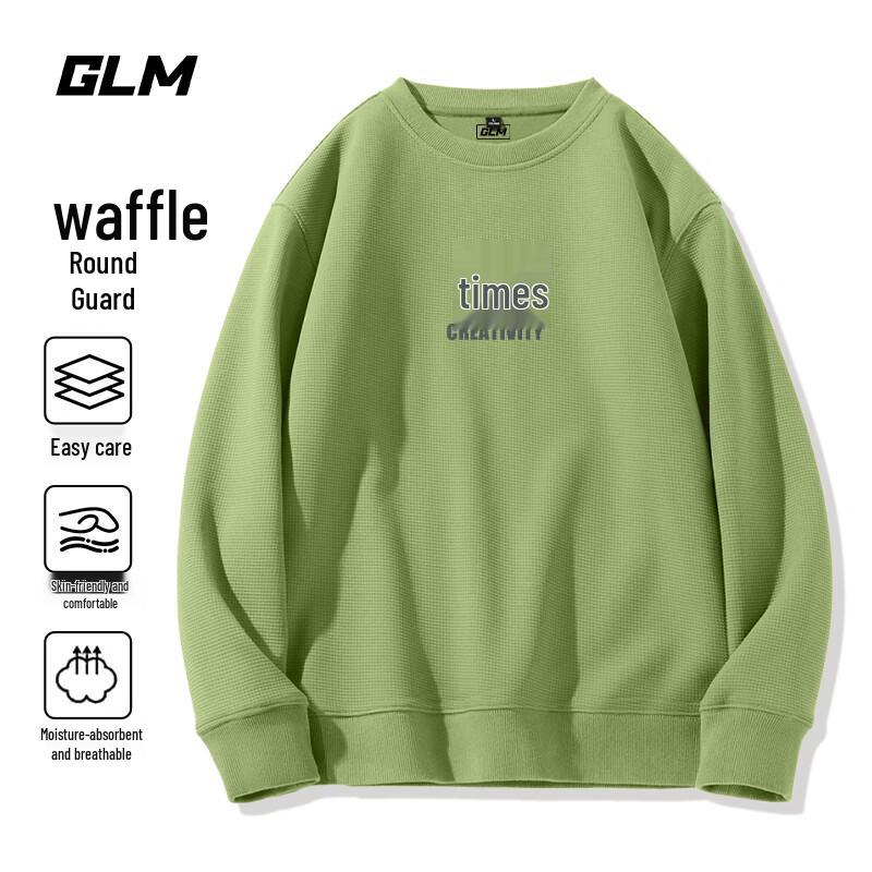 

GLM Men s Waffle Knit Long Sleeve Sweatshirt 3XL
