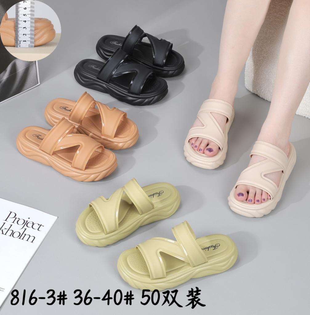 Women Platform Slide Sandals Summer Outdoor Trendy Chunky Sole Beach Slippers Casual Fashion
