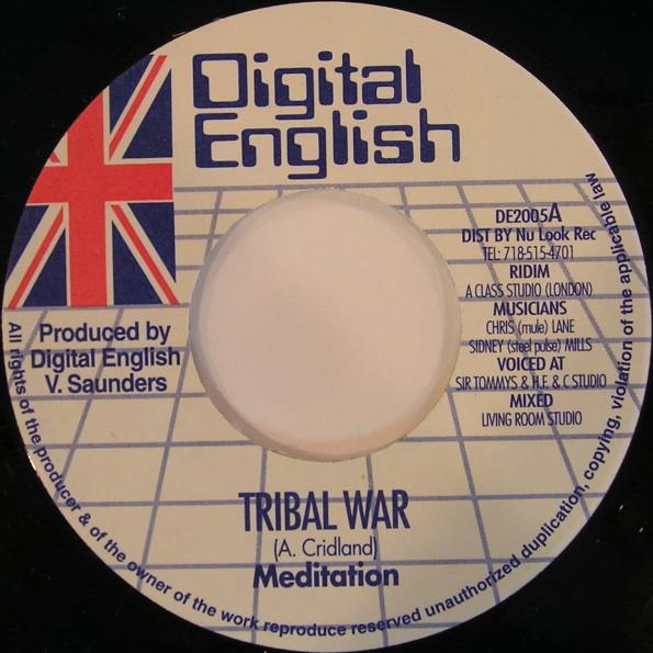 

7inch Record MEDITATIONS - Tribal War DE2005 Digital English US Reggae, Ska & Dub Used