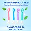 Disposable Mini Toothbrush with Flavors for Fresh Breath Multi-Functional Oral Care Travel Kit