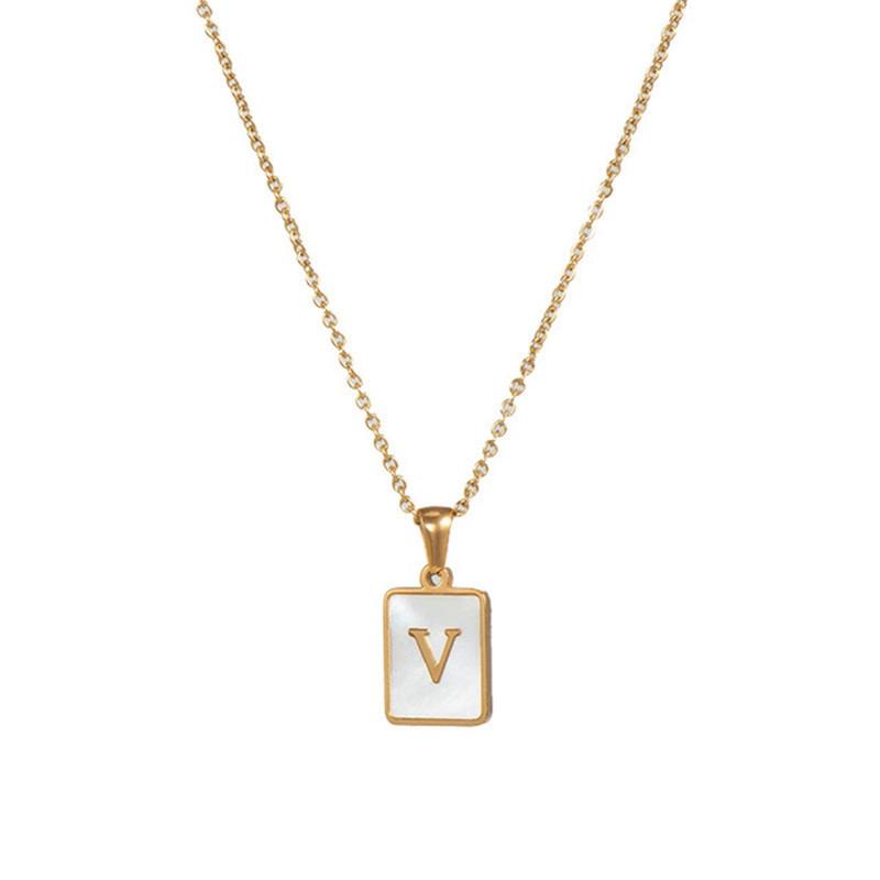 Pendant English Letters Chain Clavicle Necklace The Letter Necklace Accessories Creativity