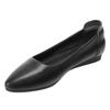 Genuine Leather Women Flats Ballet Shoes Women Office Work Shoes Oversize Boat Shoes Cloth Sweet Loafers Women's Pregnant Shoes