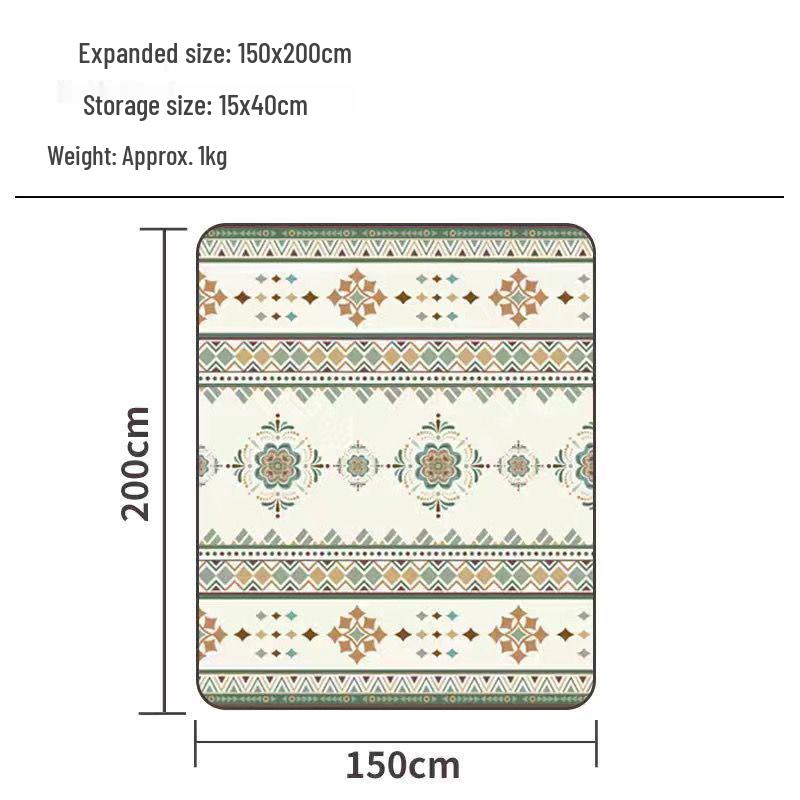 Extra Thick Waterproof Ultrasonic Picnic Mat - Outdoor, Moisture-Proof, Portable, Machine Washable
