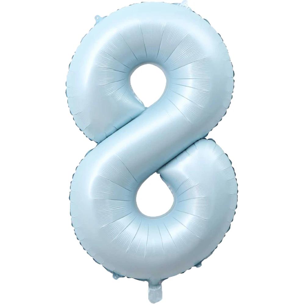 1Pc Large 40inch Number 1-9 Foil Balloons for Kid Boys Girls Crown Happy Birthday Balloon Baby Shower Decor Supplies