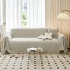 Woven Cotton Sofa Cover Blanket Solid Color Non-slip Sofa Towel for Living Room Furniture Decor Tapestry Couch Cover with Tassel
