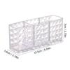 Clear Acrylic Makeup Brush Holder Desk Cosmetic Organizer Lipstick Storage Box Nail Polish Display For Stand Rack Jewelry Case