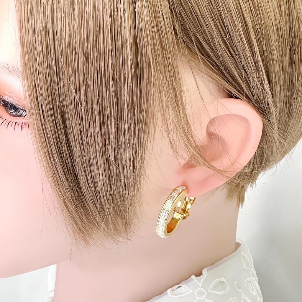 Vintage Earrings Vintage Accessories Hoop Made In Canada 124025 [Raport Selection] D'ORLAN [Item]