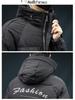 Men's Luxury Goose Down Mid-Length Hooded Winter Jacket, Plus Size, Thick & Warm Outerwear, 2025 New Arrival