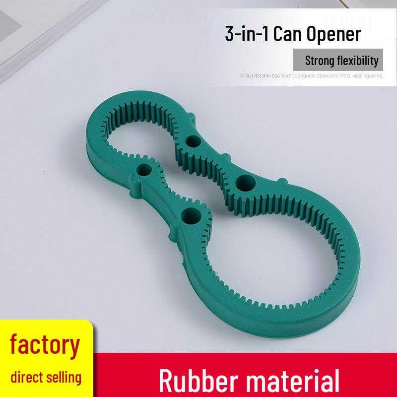 Versatile Non-slip Bottle & Jar Opener - Creative Kitchen Gadget зелёный