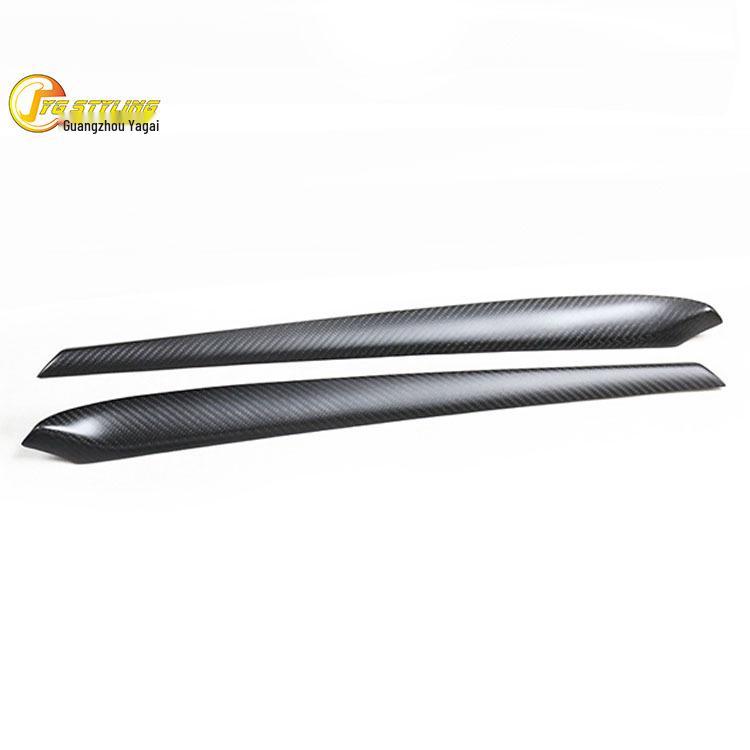 Tesla Model Y Dry Carbon Interior Door Trim Sticker Set