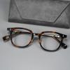 Montures de lunettes vintage en acétate écaille de tortue style japonais pour myopie forte