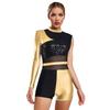 Professional Latin Dance Bodysuit for Women Glittery Sequins Backless Leotard Shiny Stage Performance Ballroom Wear
