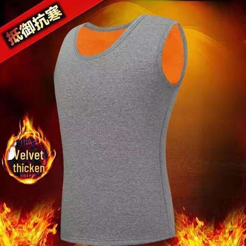 Мужской терможилет Golden Velvet — тонкий и теплый 2XL светло-серый