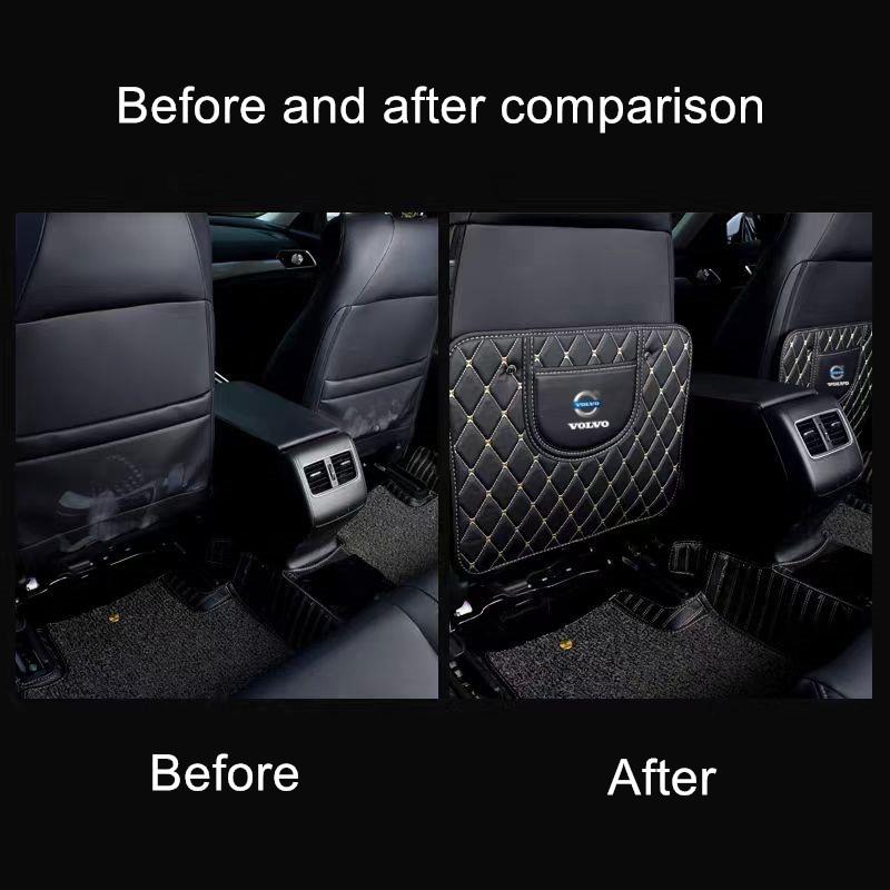 Car Auto Anti Mud Dirt Pads with Storage Bag Waterproof Seat Back Protector Cover For Volvo XC40 XC90 V40 V90 V60 XC60 S80 S60