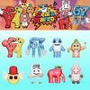 New Steal A Brainrot Cute Figurine No.9 House PVC Toy Game Peripherials Collection Anime Figurine Kawaii  Model  Toys kids Gifts