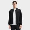 FILA White Series Casual Versatile Simple Fashion Woven Jacket Men Jackets Black F11M523705F-BK