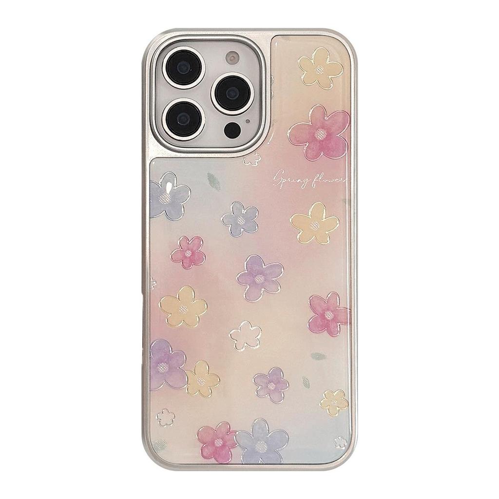 Gilded Drip Glue 17 Apple 16 Pro Max Phone Case iPhone 15 Halo Flower 1