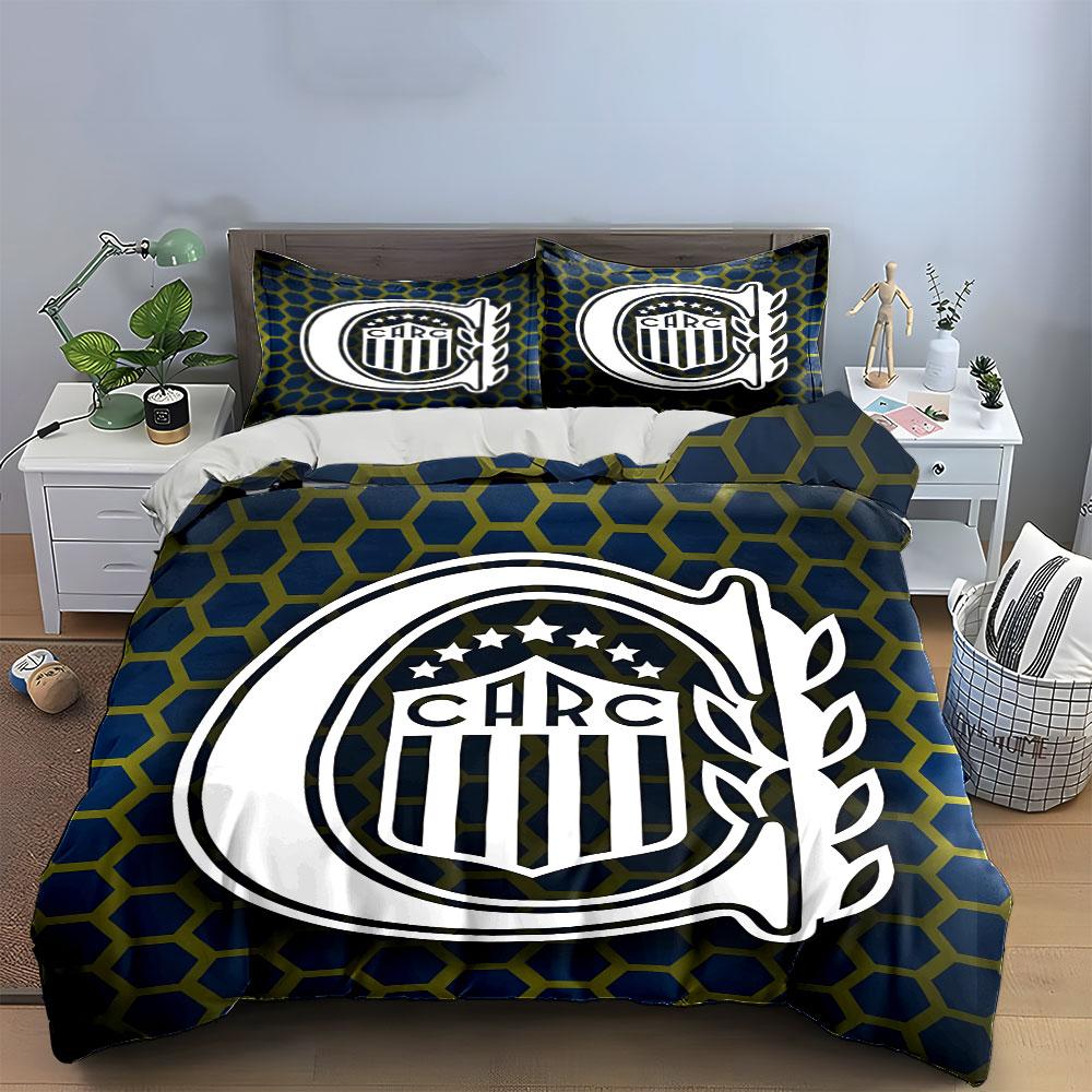 "Blue Hexagon CARC Logo Set" Bedding Duvet Cover Set Duvet Cover Pillowcases (1 * Duvet Cover 2 * Pillowcases, without duvet insert)