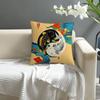 Carp illustration Pillow Case Sofa Decorative Home Double-sided Print Plush Square Throw Pillow Covers Cushion Decor Cover