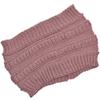 New Autumn Winter Ladies Knitted Headband with Widened Face Mask Empty Top Ponytail Woolen Hat