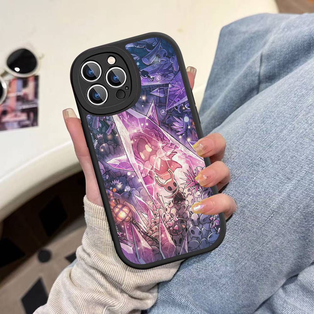 Hollow Knights Cartoon Phone Case Hard Leather For IPhone 14 13 16 Mini 15 14 11 12 Pro Max Plus Fundas