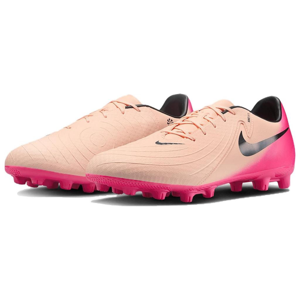 Nike Phantom GX 2 Academy Comfortable Durable HG (Rubber Short Studs) Non-Slip Wear-Resistant Soccer Shoes Men Soccer Shoes Pink FJ2551-800