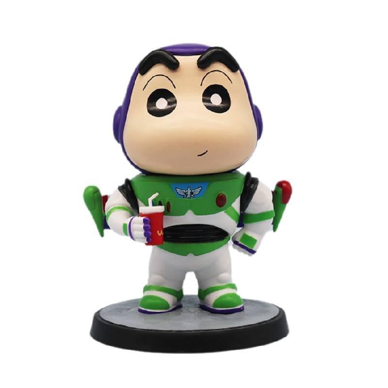 Cowboy Dicky Neuer Crayon Shin-chan GK-Modell Handgefertigte Dekoration PVC-Material 15cm