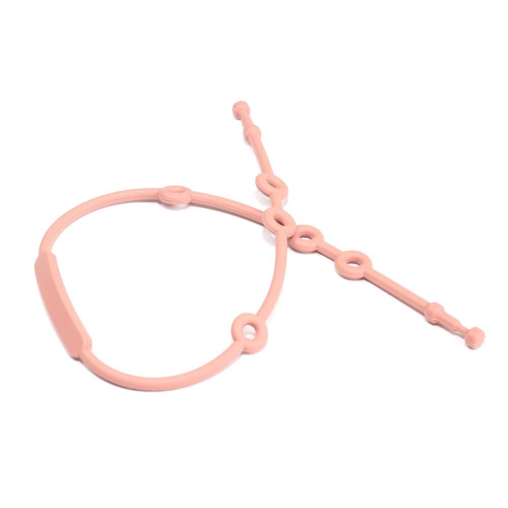 

Silicone Baby Pacifier Chain Anti Fall Rope Safety Straps New Holder Clips brick червоний колір