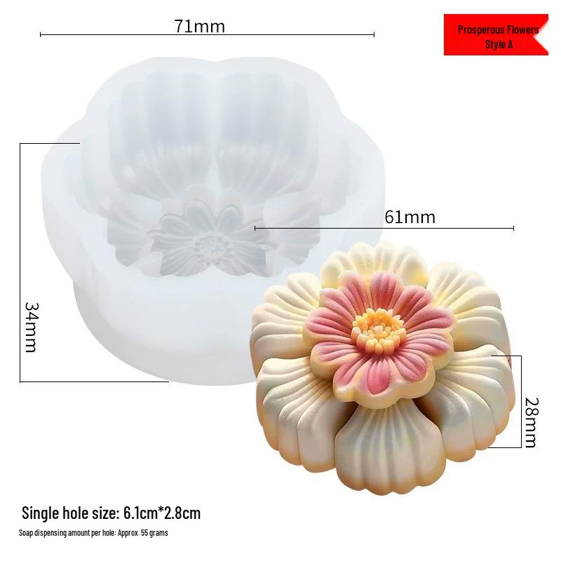 Silicone Soap Mold Making Set for DIY and Children's Homemade Breast Milk Soap