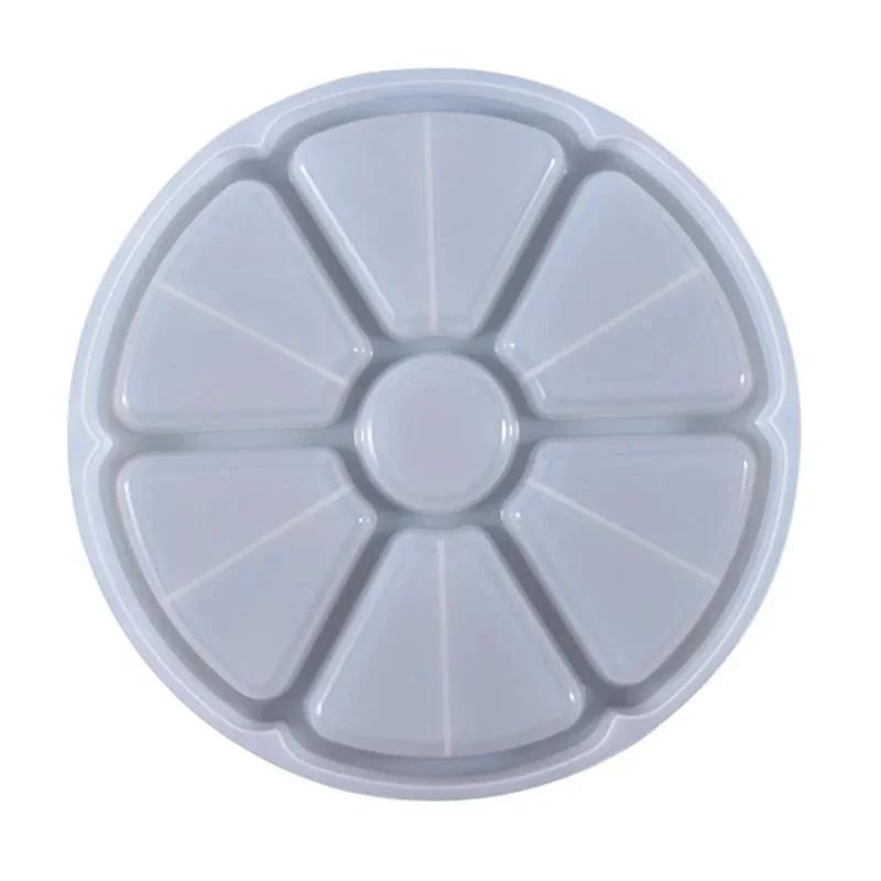 Petal Fruit Nut Storage Tray Epoxy Resin Mold DIY Dishes Plate Silicone Mould
