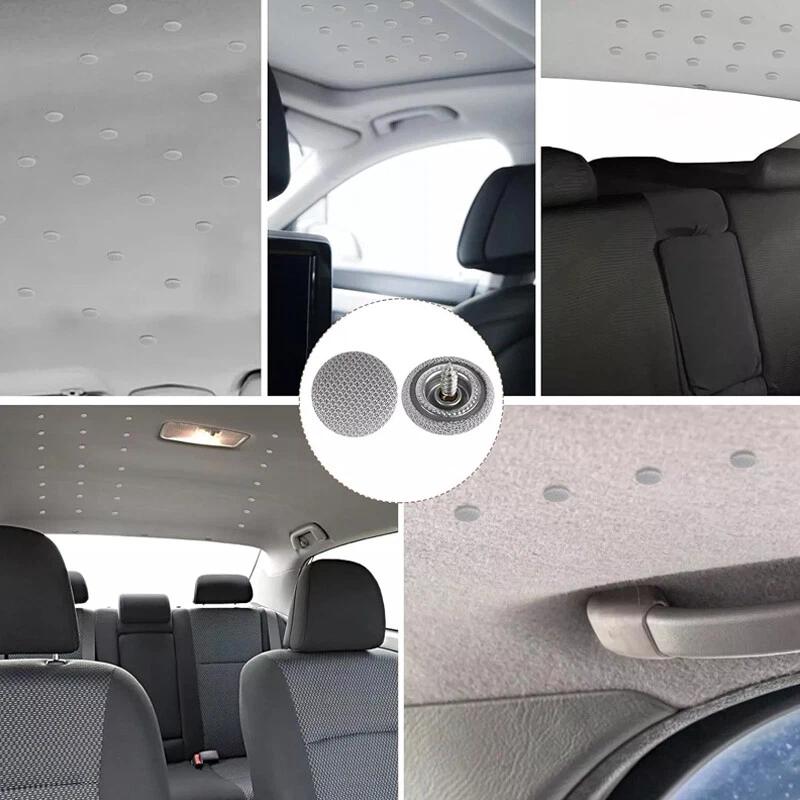 70PCS Car Roof Lining Liner Repair Kit Fix Sagging Headliner Pins Buckle Rivet Durable Automotive Top Lining Repair Kit