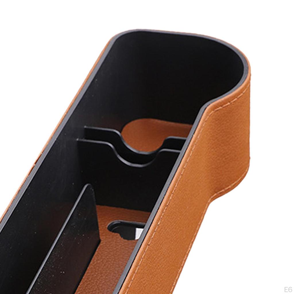 Organizer Auto Console Side Storage Box Portable Multifunctional Crevice For Cellphones