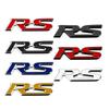1pcs 3D Metal RS Logo Car Decal Trunk Body Side Sticker Accessories