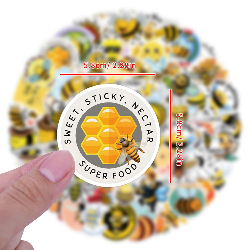 110 New Bee Bee Insect Graffiti Decals Decorative Suitcase Scooter Cartoon Decals Premium Durable Quality Useful