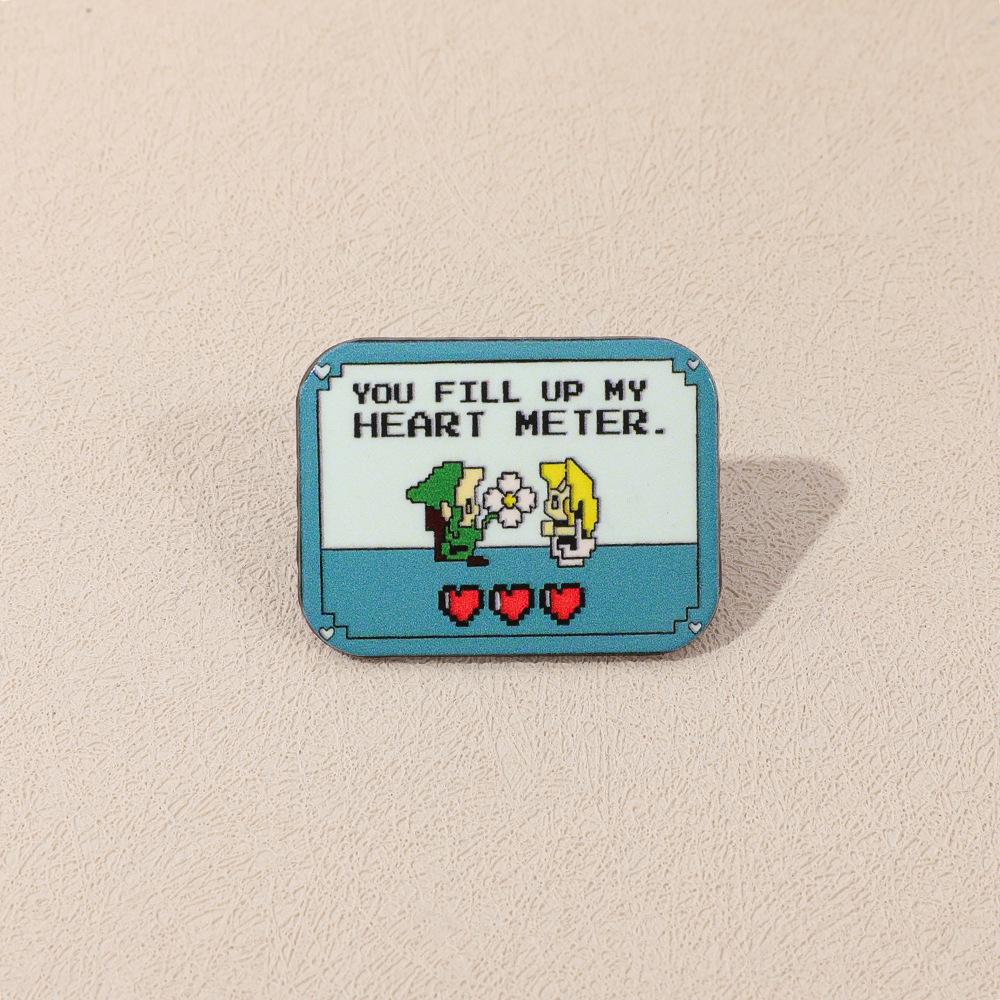 Japanese anime game character metal badge Zelda alloy drip brooch pin decoration