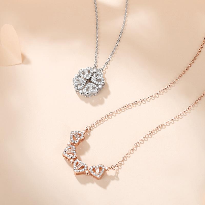 Tancise S925 Sterling Silver Luxury Personality Pendant Necklace Women's Classic Tide Necklace